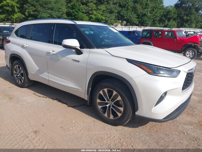 2021 Toyota Highlander VIN 5TDGARAH6MS506875 IAAI salvage auction — LEFT SIDE, Salvage (Louisiana), sold $15,000 on 2026-07-16 (photo 1)