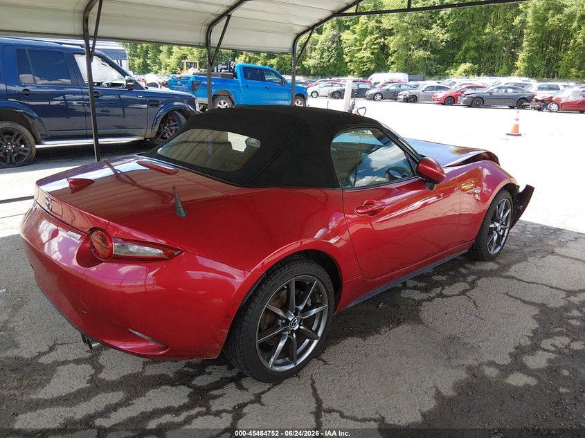 2016 Mazda Mx-5 VIN JM1NDAD75G0100192 IAAI salvage auction — FRONT END, Salvage Title, sold $3,550 on 2026-07-30 (photo 4)