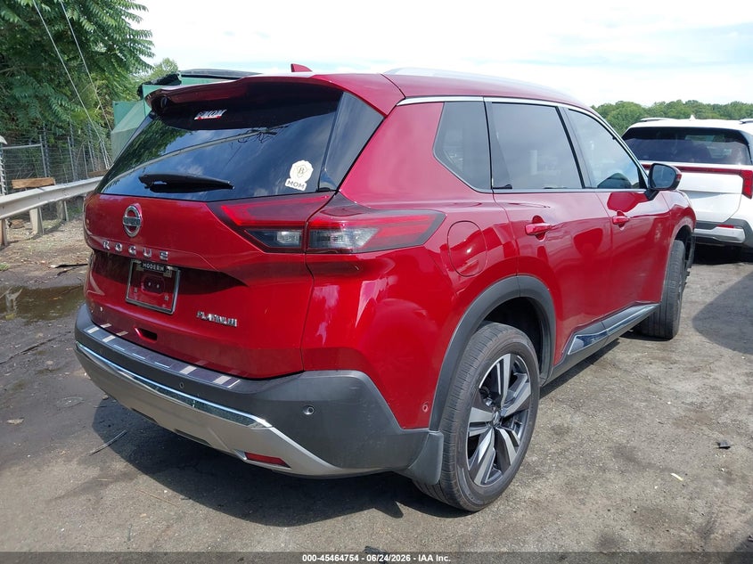 2021 Nissan Rogue VIN JN8AT3DC1MW107308 IAAI salvage auction — FRONT END, Salvage (North Carolina), sold $5,700 on 2026-07-22 (photo 4)