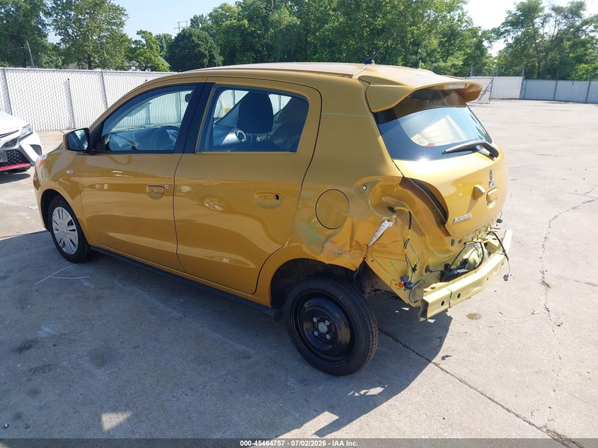 2024 Mitsubishi Mirage VIN ML32AUHJ6RH030146 IAAI salvage auction — REAR END, Enterprise Vehicles Clear Only (Florida), sold $5,325 on 2026-07-14 (photo 3)