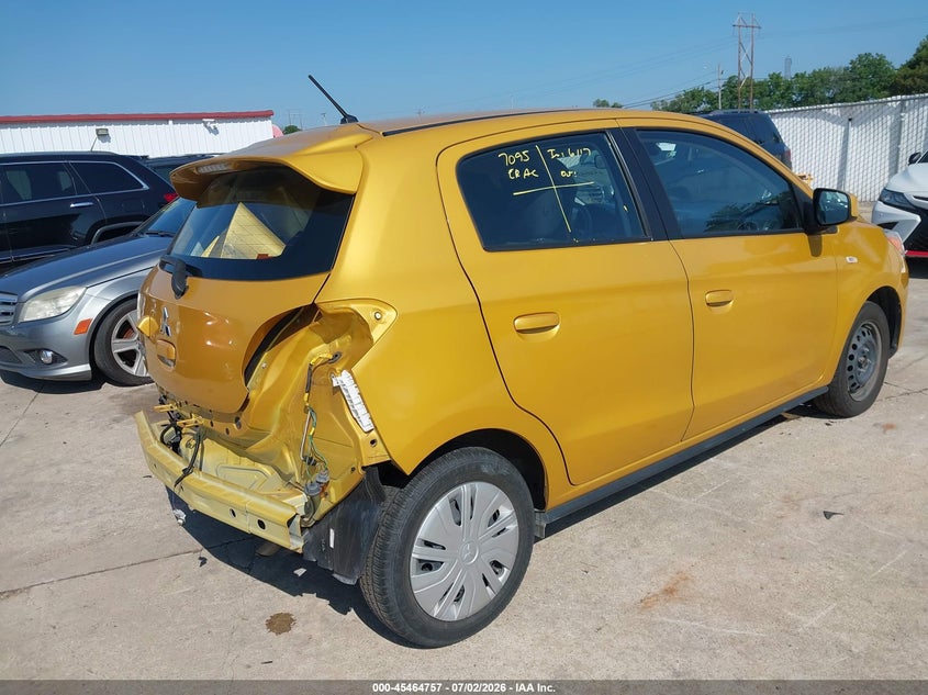 2024 Mitsubishi Mirage VIN ML32AUHJ6RH030146 IAAI salvage auction — REAR END, Enterprise Vehicles Clear Only (Florida), sold $5,325 on 2026-07-14 (photo 4)
