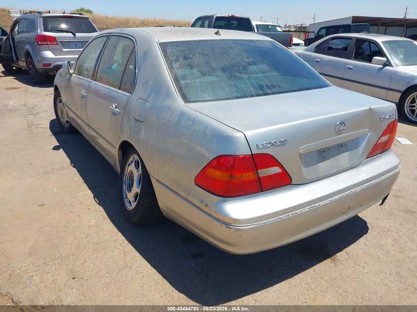 2001 Lexus Ls VIN JTHBN30F910019596 IAAI salvage auction — NORMAL WEAR, Clear - Dealer Only (California), sold $675 on 2026-07-15 (photo 3)
