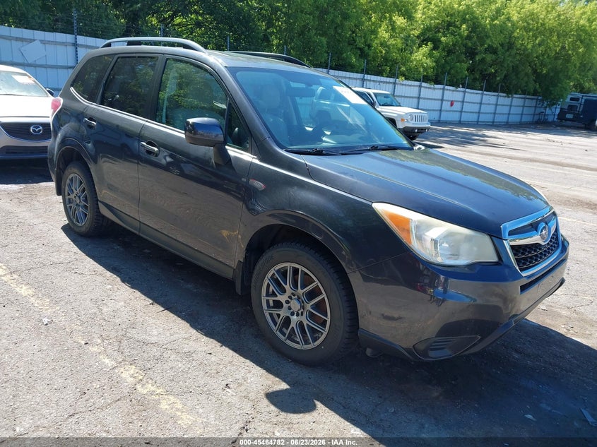 2014 Subaru Forester VIN JF2SJAECXEH429770 IAAI salvage auction — NORMAL WEAR, Clear (Michigan), sold $650 on 2026-07-27 (photo 1)