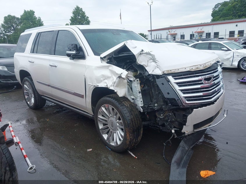 2017 Cadillac Escalade VIN 1GYS4DKJ1HR378629 IAAI salvage auction — RIGHT FRONT, Salvage (North Carolina), sold $5,600 on 2026-07-26 (photo 1)