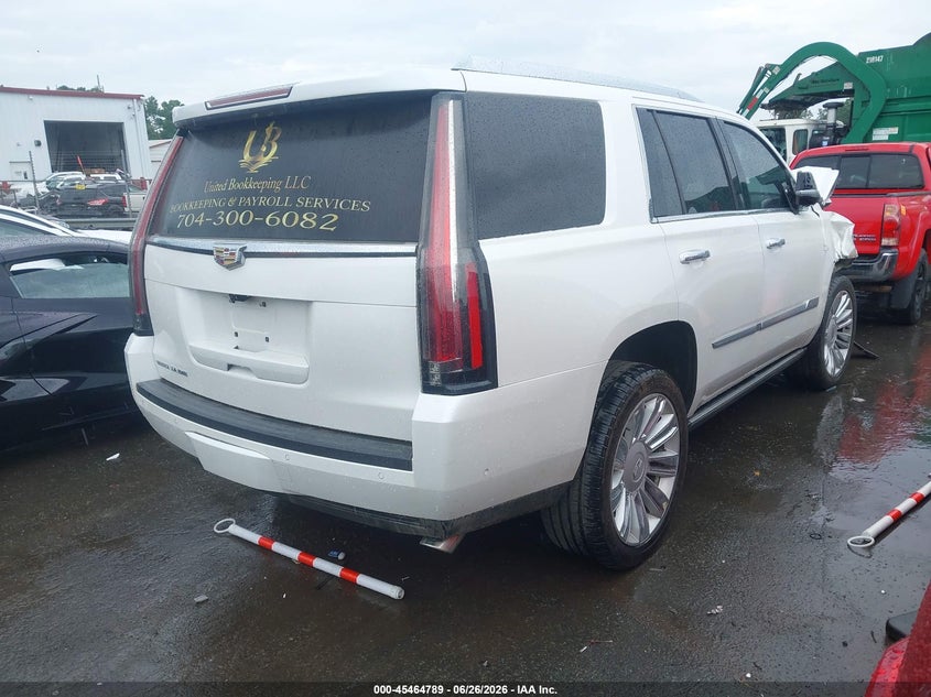2017 Cadillac Escalade VIN 1GYS4DKJ1HR378629 IAAI salvage auction — RIGHT FRONT, Salvage (North Carolina), sold $5,600 on 2026-07-26 (photo 4)