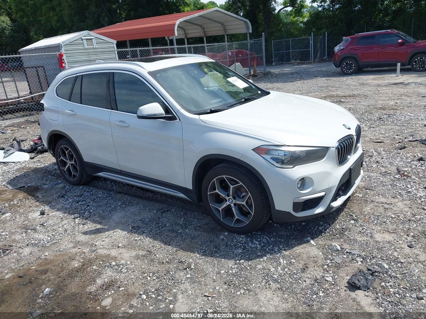 2018 BMW X1 VIN WBXHU7C36J5L07685 IAAI salvage auction — REAR END, Salvage Title, sold $4,550 on 2026-08-01 (photo 1)