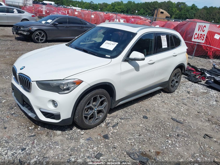 2018 BMW X1 VIN WBXHU7C36J5L07685 IAAI salvage auction — REAR END, Salvage Title, sold $4,550 on 2026-08-01 (photo 2)
