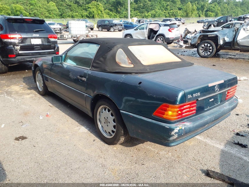 1995 Mercedes-benz Sl-class VIN WDBFA67E2SF125754 IAAI salvage auction — NORMAL WEAR, Clear (Louisiana), sold $975 on 2026-07-28 (photo 3)
