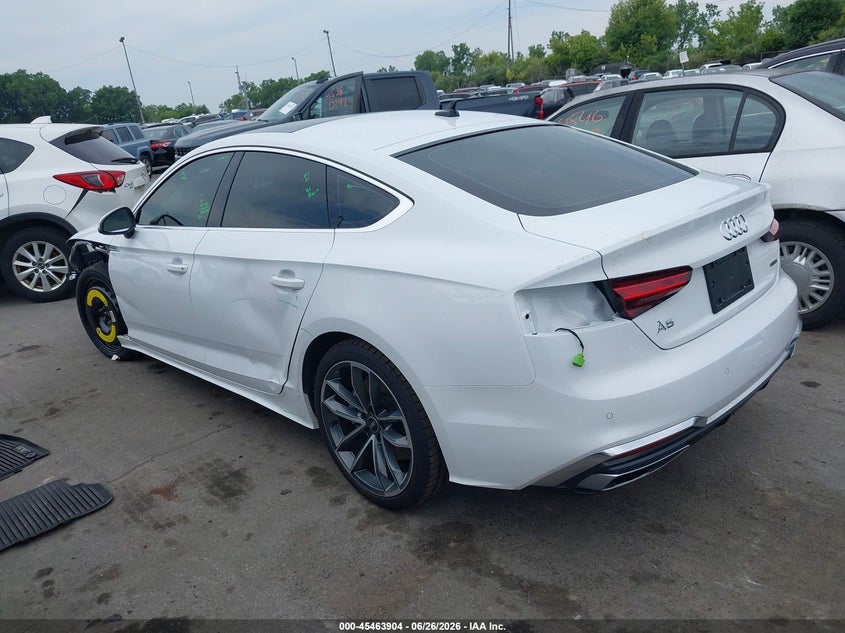 2024 Audi A5 VIN WAUFACF50RA117416 IAAI salvage auction — FRONT END, Salvage (Ohio), sold $13,100 on 2026-07-21 (photo 3)