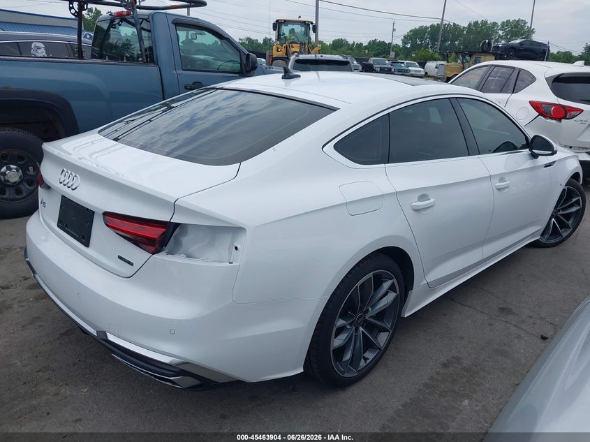 2024 Audi A5 VIN WAUFACF50RA117416 IAAI salvage auction — FRONT END, Salvage (Ohio), sold $13,100 on 2026-07-21 (photo 4)
