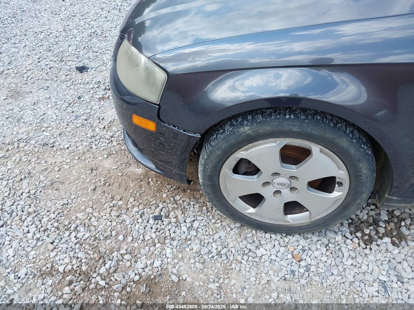 2006 Audi A3 VIN WAUKD78P56A085084 IAAI salvage auction — NORMAL WEAR, Original (Kentucky), sold $25 on 2026-07-21 (photo 6)