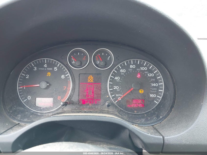2006 Audi A3 VIN WAUKD78P56A085084 IAAI salvage auction — NORMAL WEAR, Original (Kentucky), sold $25 on 2026-07-21 (photo 7)