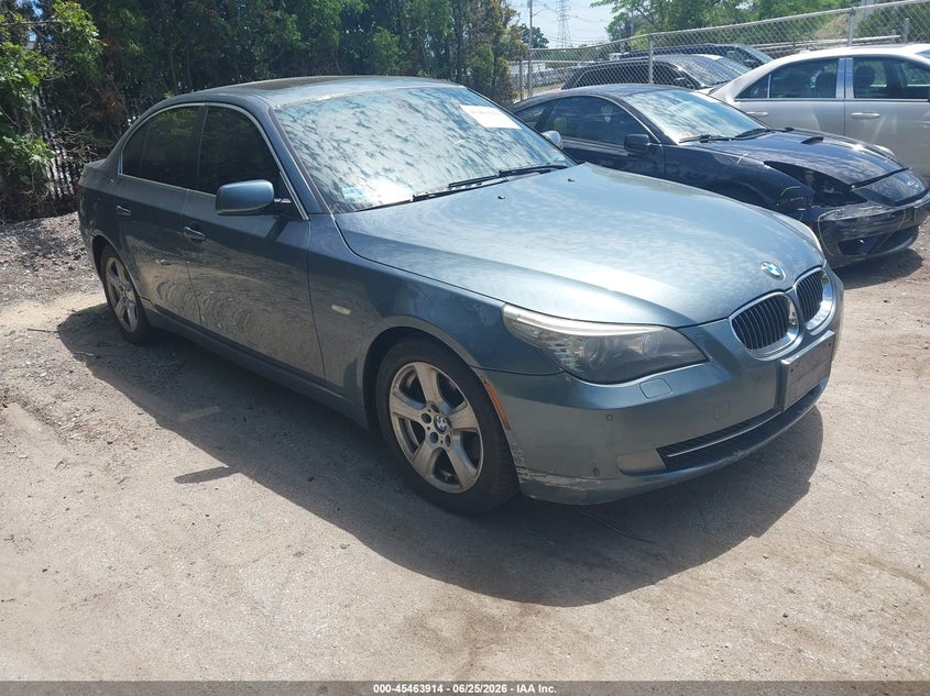 2008 BMW 5 series VIN WBANV935X8CZ69315 IAAI salvage auction — RIGHT FRONT, Salvage (Rhode Island), sold $25 on 2026-07-28 (photo 1)