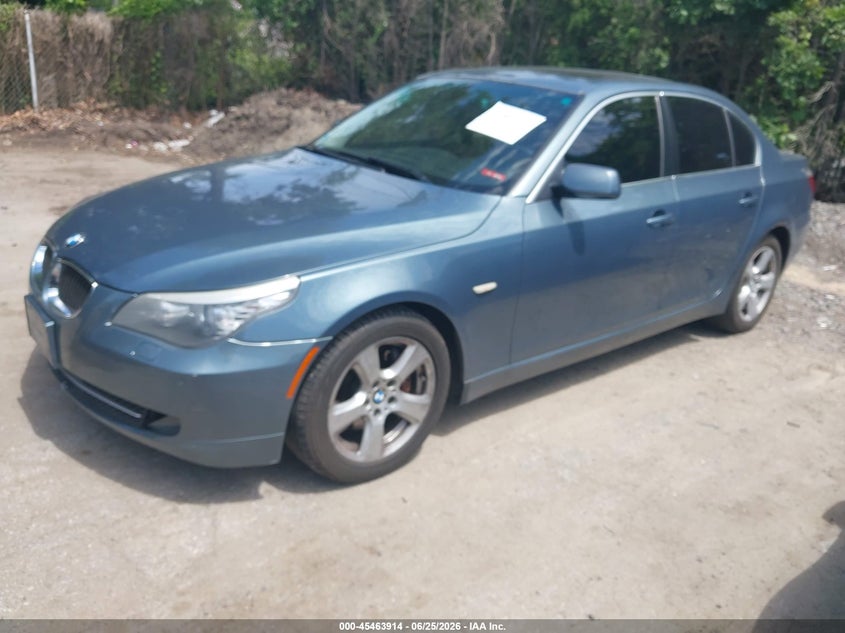 2008 BMW 5 series VIN WBANV935X8CZ69315 IAAI salvage auction — RIGHT FRONT, Salvage (Rhode Island), sold $25 on 2026-07-28 (photo 2)