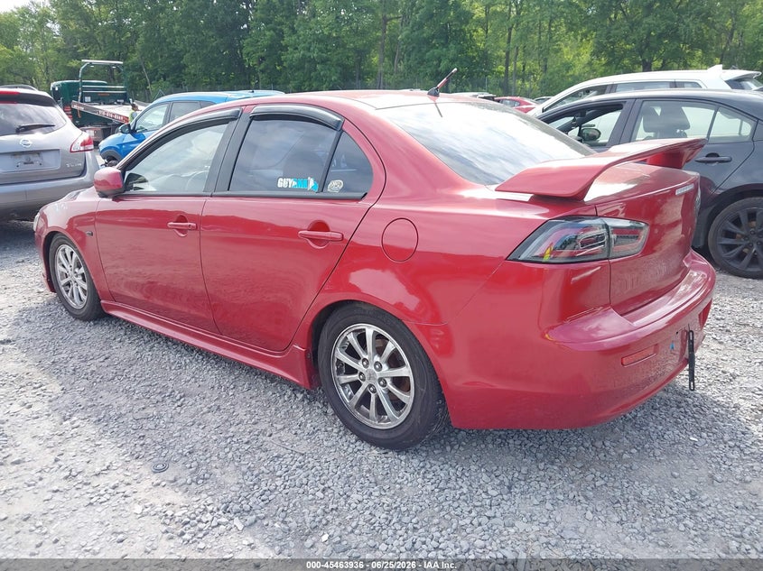 2010 Mitsubishi Lancer VIN JA32U1FU0AU020366 IAAI salvage auction — INTERIOR BURN, Mv-907A (New York), sold $225 on 2026-07-07 (photo 3)