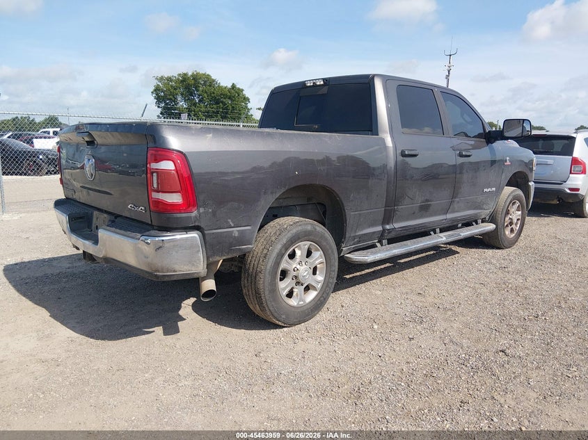 2021 Ram 2500 VIN 3C6UR5DL4MG695861 IAAI salvage auction — REAR END, Salvage Title, sold $8,500 on 2026-07-29 (photo 4)