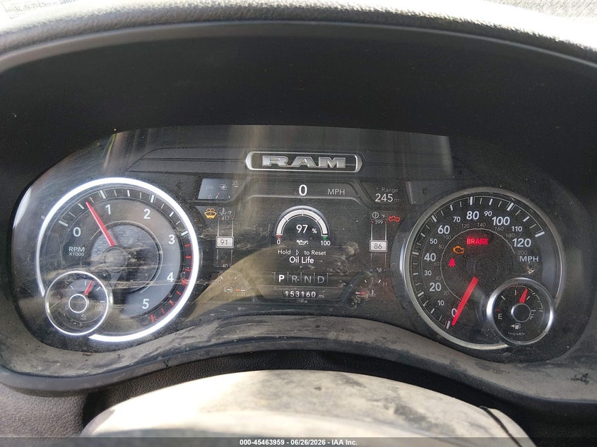 2021 Ram 2500 VIN 3C6UR5DL4MG695861 IAAI salvage auction — REAR END, Salvage Title, sold $8,500 on 2026-07-29 (photo 7)