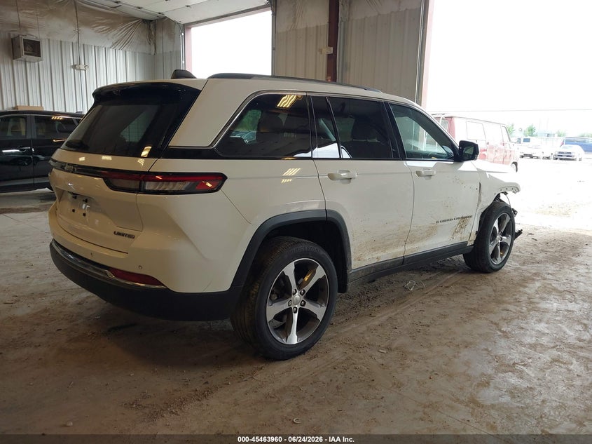 2023 Jeep Grand cherokee VIN 1C4RJHBG9PC566647 IAAI salvage auction — FRONT END, Salvage Title, sold $13,600 on 2026-07-31 (photo 4)