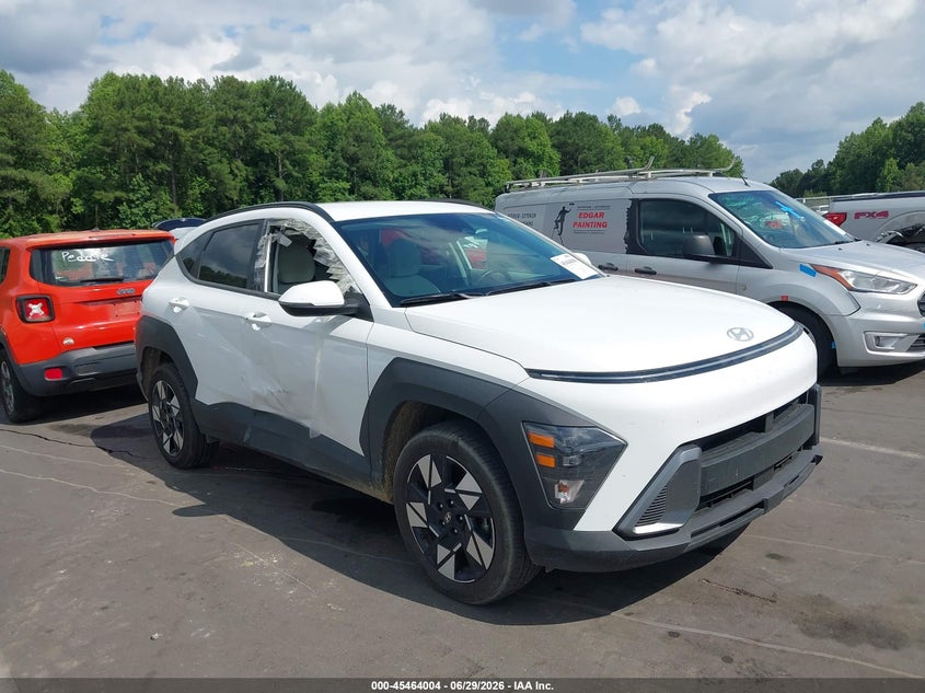 2024 Hyundai Kona VIN KM8HBCAB8RU164113 IAAI salvage auction — SIDE, Salvage (North Carolina), sold $8,425 on 2026-08-19 (photo 1)