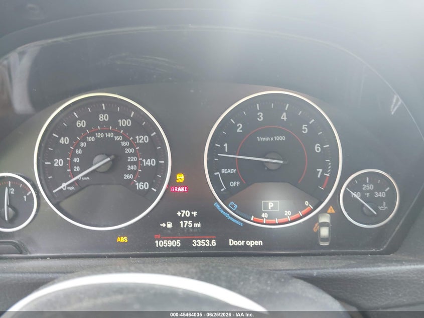 2016 BMW 3er VIN WBA8E3G53GNT26313 IAAI salvage auction — LEFT SIDE, Salvage Title, sold $25 on 2026-07-21 (photo 7)
