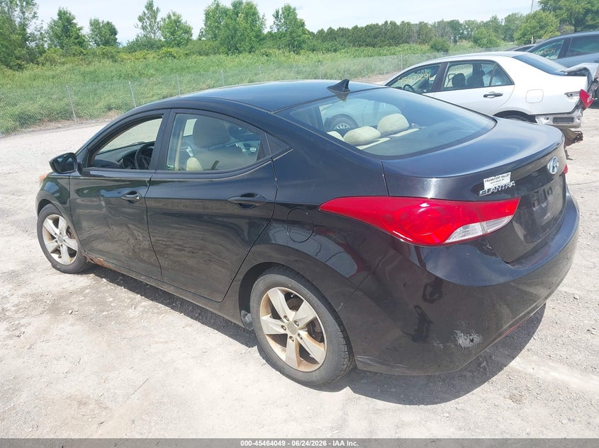 2011 Hyundai Elantra VIN KMHDH4AE3BU126341 IAAI salvage auction — LEFT FRONT, Mv-907A (New York), sold $375 on 2026-07-09 (photo 3)