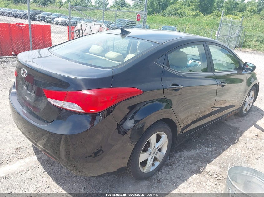 2011 Hyundai Elantra VIN KMHDH4AE3BU126341 IAAI salvage auction — LEFT FRONT, Mv-907A (New York), sold $375 on 2026-07-09 (photo 4)