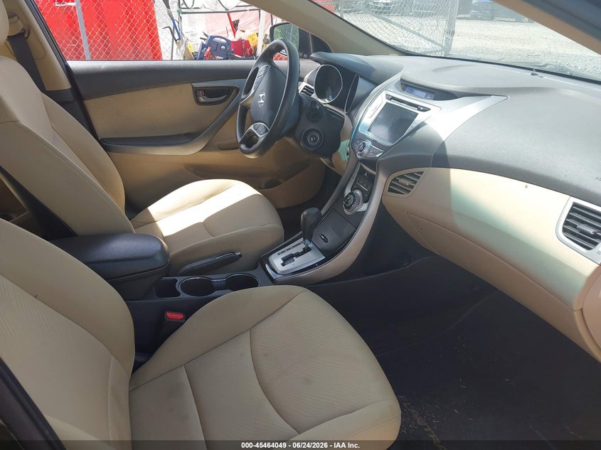 2011 Hyundai Elantra VIN KMHDH4AE3BU126341 IAAI salvage auction — LEFT FRONT, Mv-907A (New York), sold $375 on 2026-07-09 (photo 5)