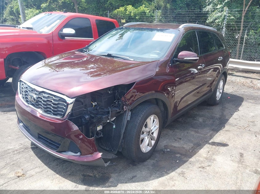 2020 Kia Sorento VIN 5XYPG4A30LG682354 IAAI salvage auction — FRONT END, Salvage (North Carolina), sold $5,000 on 2026-07-22 (photo 2)
