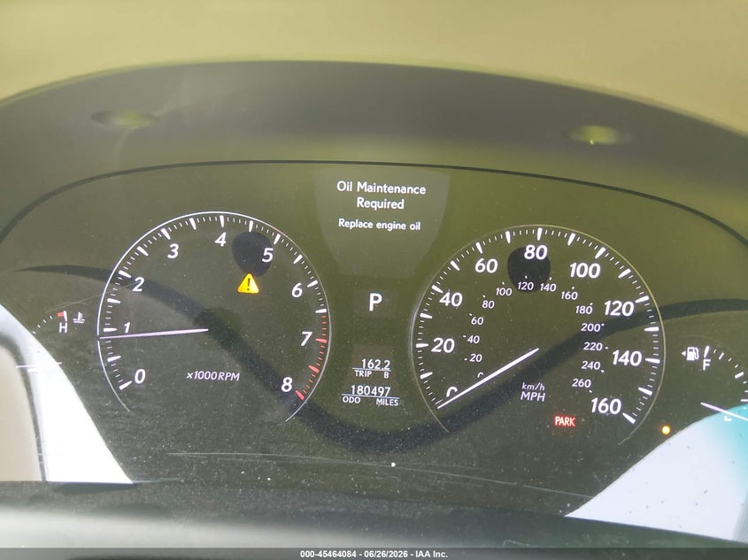 2008 Lexus Ls 460 VIN JTHBL46F285083561 IAAI salvage auction — NORMAL WEAR, Clear (Georgia), sold $975 on 2026-07-10 (photo 7)