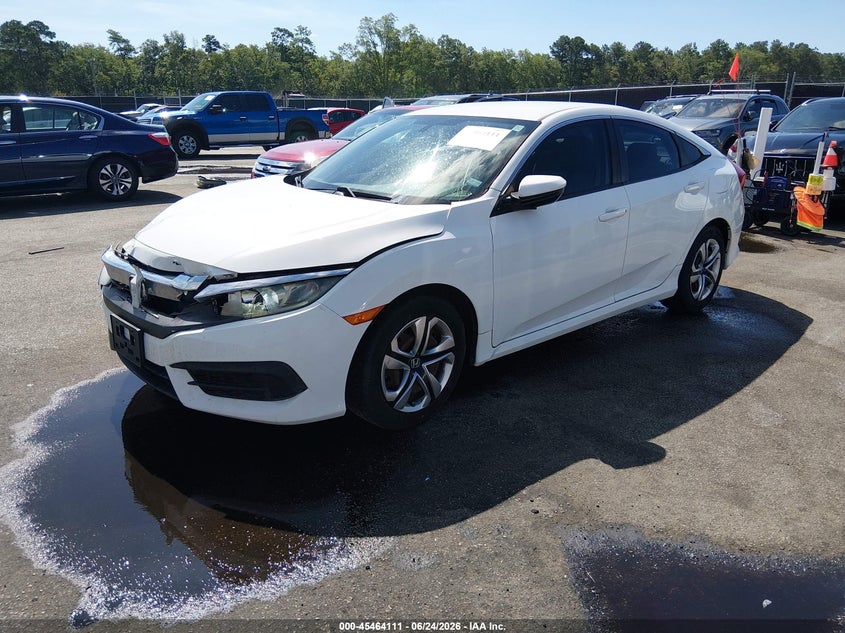 2016 Honda Civic VIN 2HGFC2F54GH556240 IAAI salvage auction — FRONT END, Salvage Title, sold $3,000 on 2026-07-26 (photo 2)