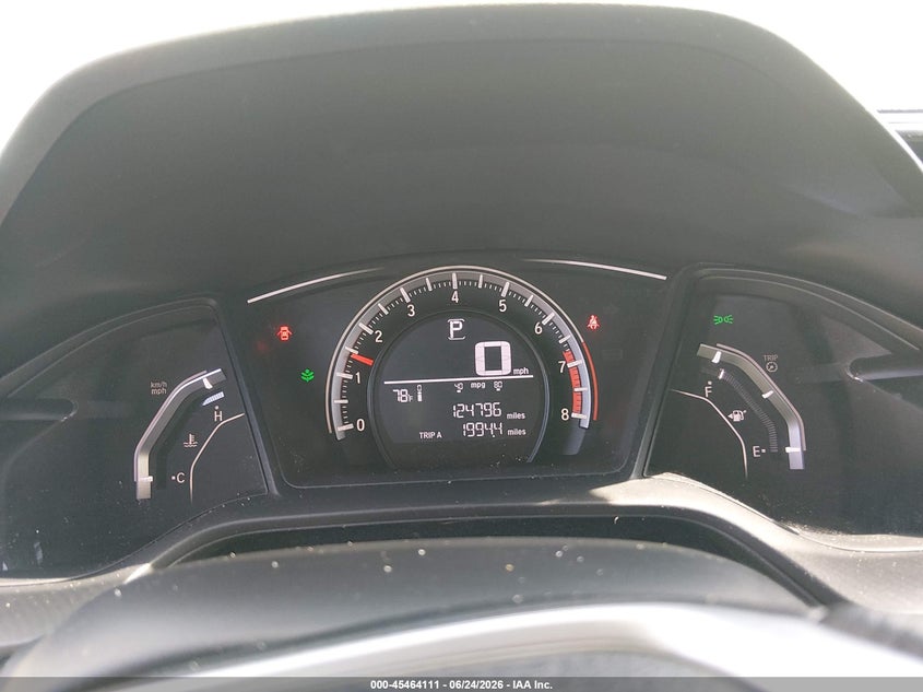 2016 Honda Civic VIN 2HGFC2F54GH556240 IAAI salvage auction — FRONT END, Salvage Title, sold $3,000 on 2026-07-26 (photo 7)