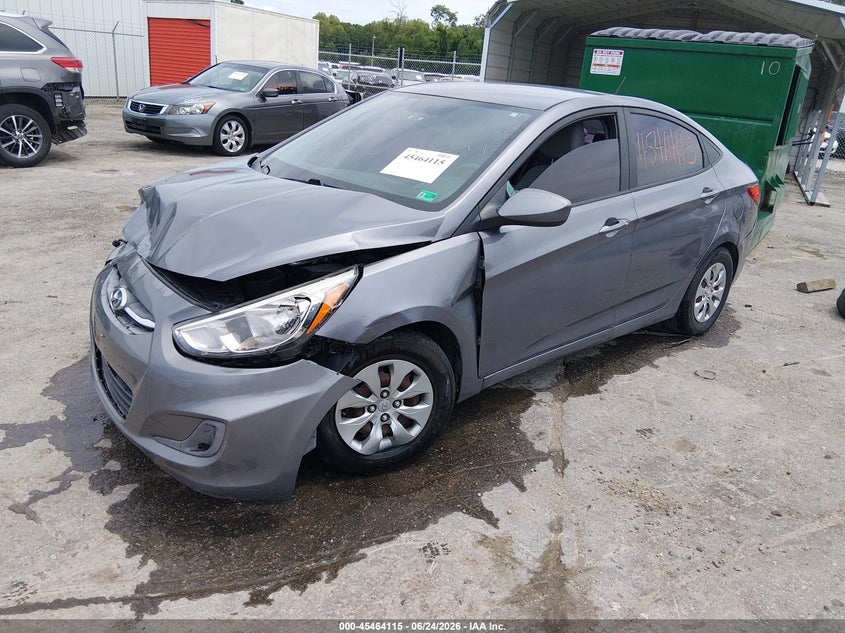 2017 Hyundai Accent VIN KMHCT4AE1HU182278 IAAI salvage auction — FRONT END, Salvage Title, sold $900 on 2026-07-31 (photo 2)