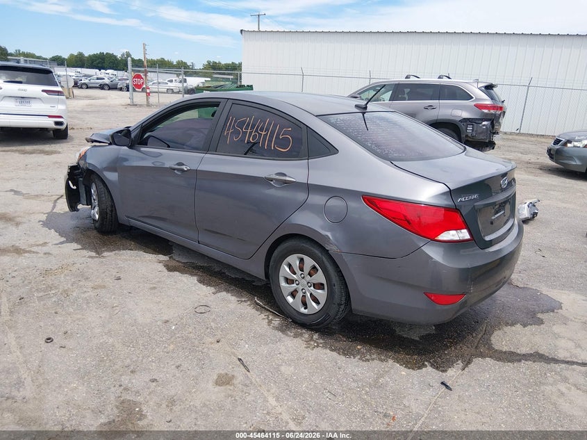 2017 Hyundai Accent VIN KMHCT4AE1HU182278 IAAI salvage auction — FRONT END, Salvage Title, sold $900 on 2026-07-31 (photo 3)