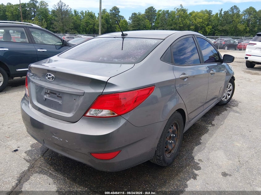 2017 Hyundai Accent VIN KMHCT4AE1HU182278 IAAI salvage auction — FRONT END, Salvage Title, sold $900 on 2026-07-31 (photo 4)