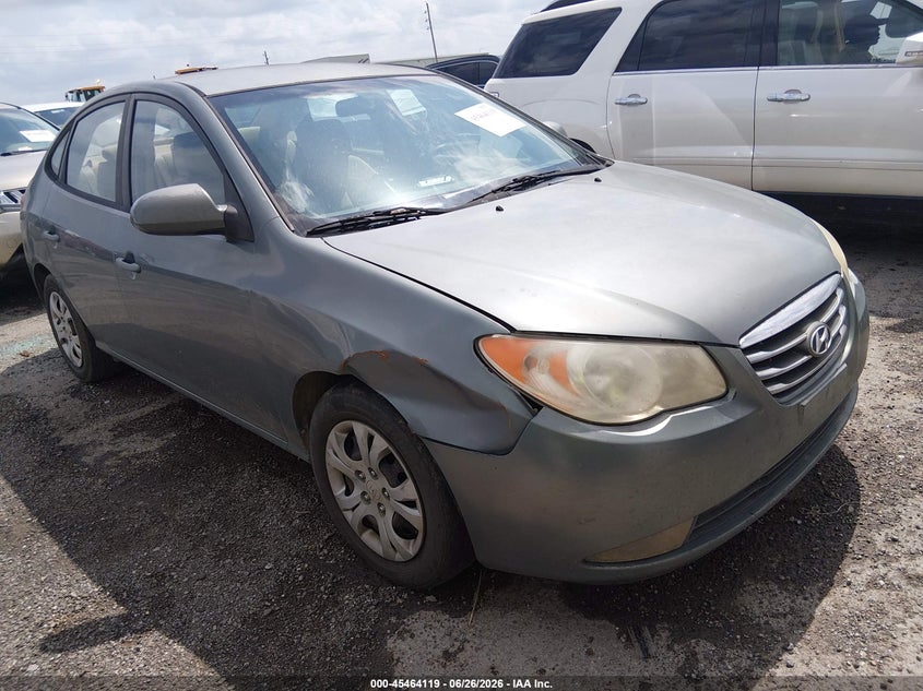 2010 Hyundai Elantra VIN KMHDU4AD5AU111907 IAAI salvage auction — NORMAL WEAR, Clear (Oklahoma), sold $425 on 2026-07-07 (photo 1)