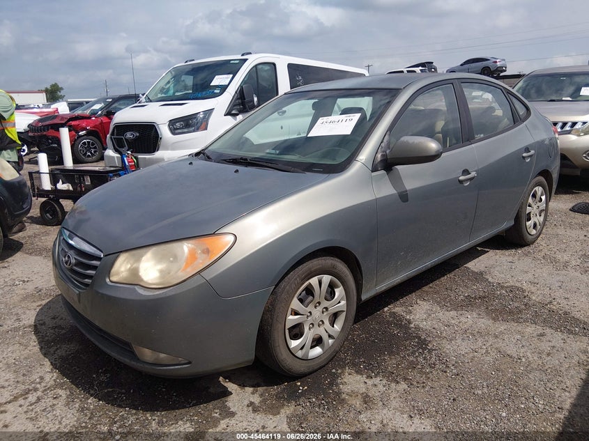 2010 Hyundai Elantra VIN KMHDU4AD5AU111907 IAAI salvage auction — NORMAL WEAR, Clear (Oklahoma), sold $425 on 2026-07-07 (photo 2)