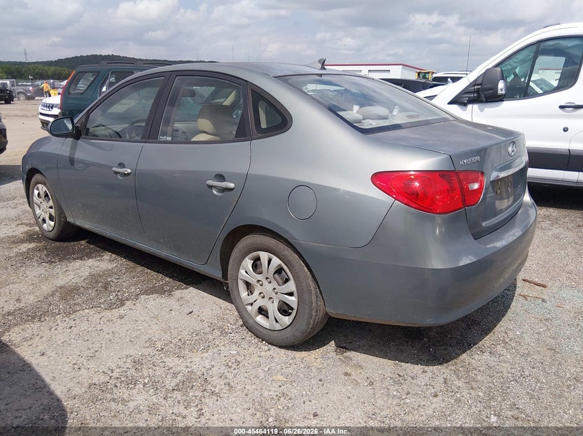 2010 Hyundai Elantra VIN KMHDU4AD5AU111907 IAAI salvage auction — NORMAL WEAR, Clear (Oklahoma), sold $425 on 2026-07-07 (photo 3)
