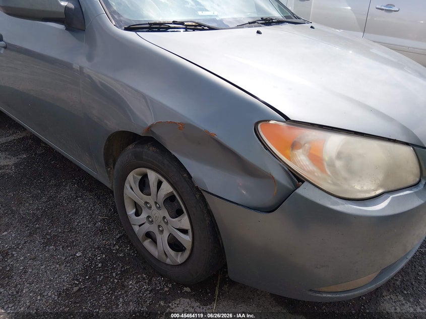 2010 Hyundai Elantra VIN KMHDU4AD5AU111907 IAAI salvage auction — NORMAL WEAR, Clear (Oklahoma), sold $425 on 2026-07-07 (photo 6)