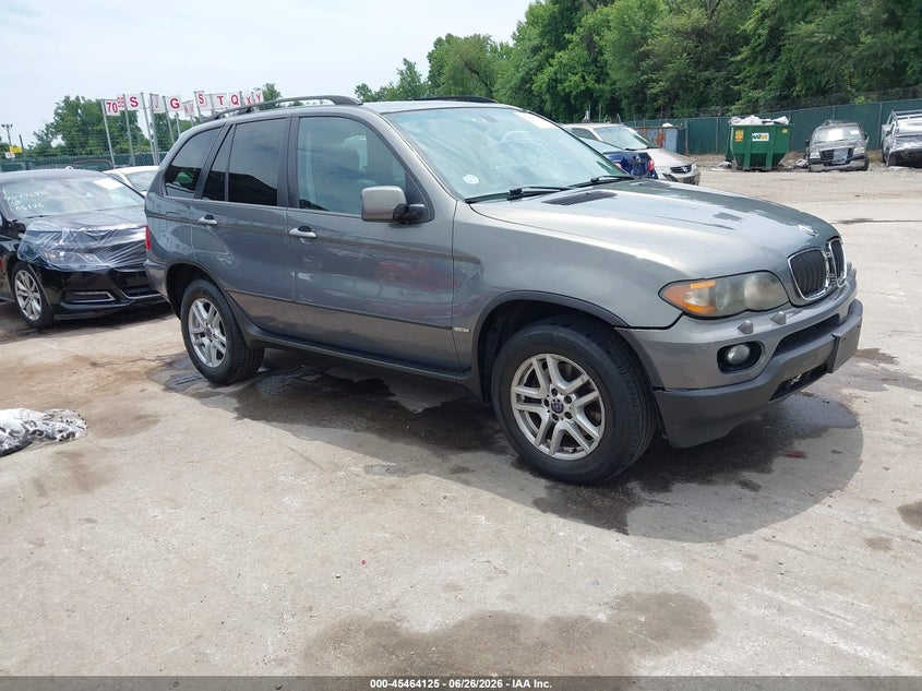 2006 BMW X5 VIN 5UXFA13506LY45733 IAAI salvage auction — FRONT & REAR, Salvage - Greater Than 75% (Maryland), sold $550 on 2026-07-30 (photo 1)