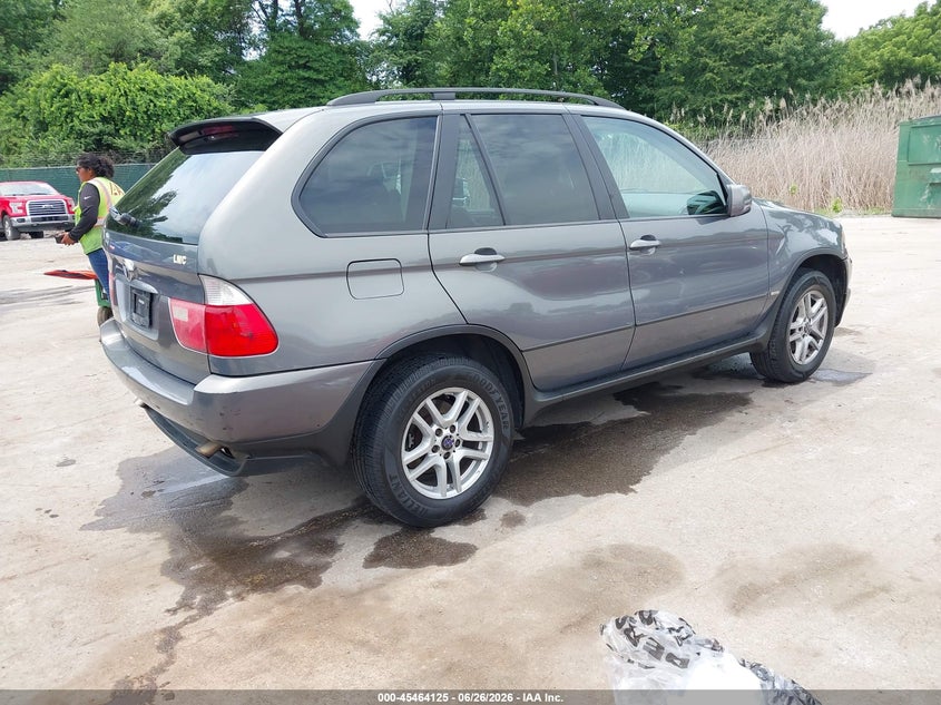 2006 BMW X5 VIN 5UXFA13506LY45733 IAAI salvage auction — FRONT & REAR, Salvage - Greater Than 75% (Maryland), sold $550 on 2026-07-30 (photo 4)