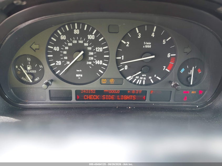 2006 BMW X5 VIN 5UXFA13506LY45733 IAAI salvage auction — FRONT & REAR, Salvage - Greater Than 75% (Maryland), sold $550 on 2026-07-30 (photo 7)
