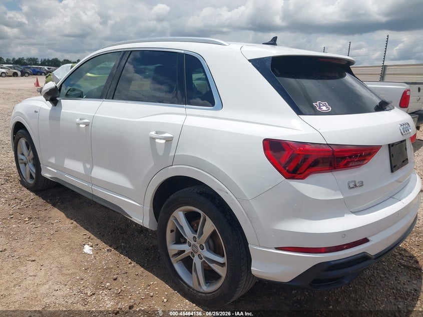 2020 Audi Q3 VIN WA1EECF37L1009393 IAAI salvage auction — FRONT END, Salvage (Alabama), sold $9,400 on 2026-07-14 (photo 3)