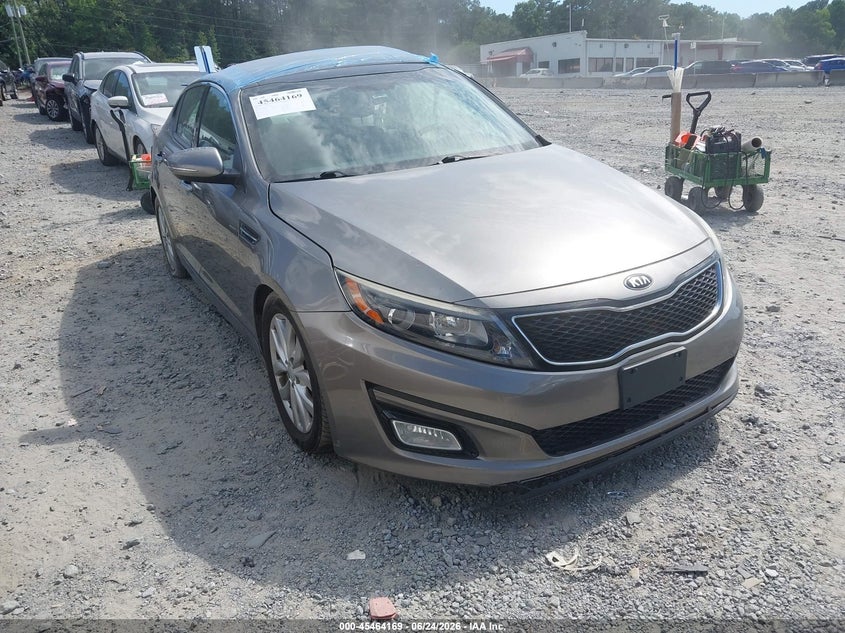 2015 Kia Optima VIN 5XXGN4A75FG453962 IAAI salvage auction — LEFT SIDE, Salvage (Georgia), sold $425 on 2026-07-28 (photo 1)