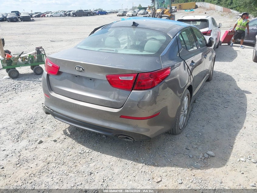 2015 Kia Optima VIN 5XXGN4A75FG453962 IAAI salvage auction — LEFT SIDE, Salvage (Georgia), sold $425 on 2026-07-28 (photo 4)