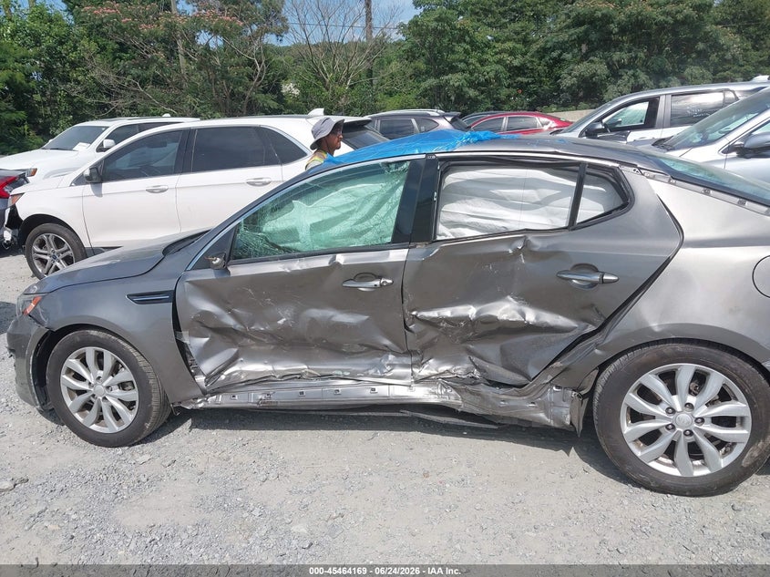 2015 Kia Optima VIN 5XXGN4A75FG453962 IAAI salvage auction — LEFT SIDE, Salvage (Georgia), sold $425 on 2026-07-28 (photo 6)