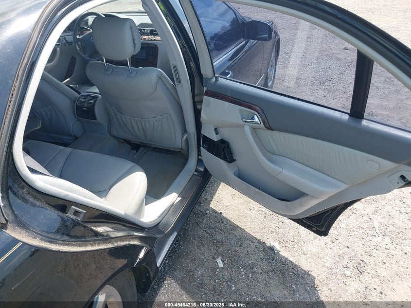 2001 Mercedes-benz S-klasse VIN WDBNG75J51A161756 IAAI salvage auction — NORMAL WEAR, Clear (Florida), sold $500 on 2026-07-07 (photo 8)