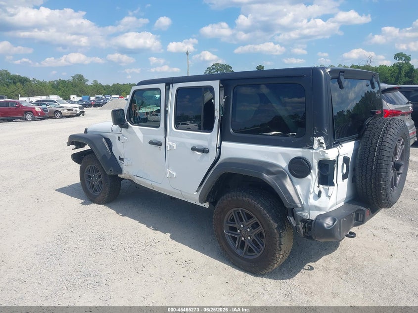 2025 Jeep Wrangler / VIN 1C4PJXDN6SW501856 IAAI salvage auction — FRONT & REAR, Salvage Title, sold $13,200 on 2026-07-31 (photo 3)