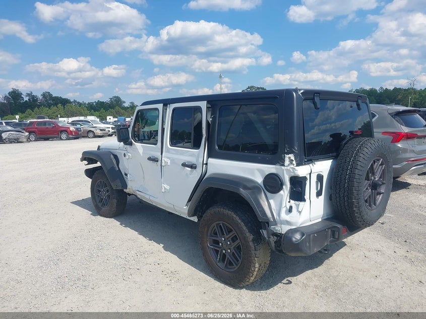 2025 Jeep Wrangler / VIN 1C4PJXDN6SW501856 IAAI salvage auction — FRONT & REAR, Salvage Title, sold $10,600 on 2026-07-31 (photo 6)