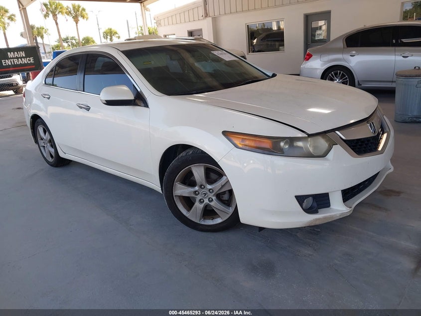 2010 Acura Tsx VIN JH4CU2F66AC031468 IAAI salvage auction — LEFT SIDE, Rebuildable (Florida), sold $575 on 2026-07-22 (photo 1)