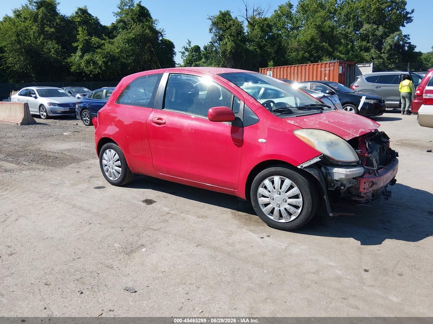 2008 Toyota Yaris VIN JTDJT923X85179170 IAAI salvage auction — FRONT END, Salvage - Greater Than 75% (Maryland), sold $275 on 2026-07-15 (photo 1)